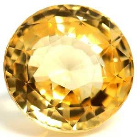 2.08 ct Round Yellow Natural Sapphire