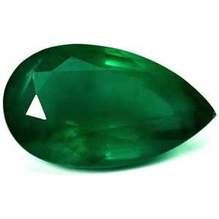 6.61 ct Pear Green Natural Emerald
