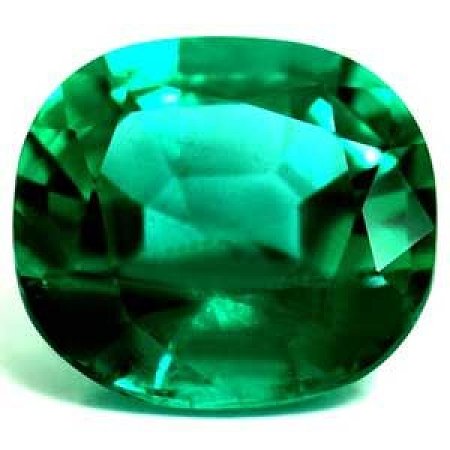 3.04 ct Cushion Green Natural Emerald