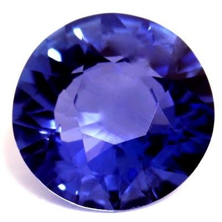 2.45 ct Round Blue Natural Sapphire