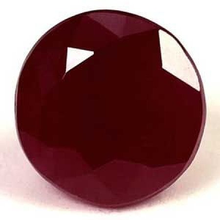 1.00 ct Round Red Natural Ruby
