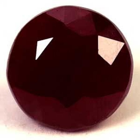 1.39 ct Round Red Natural Ruby
