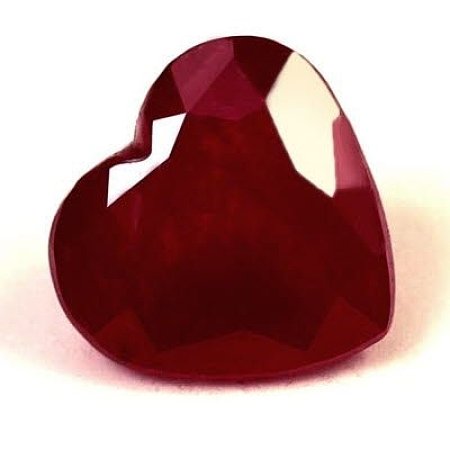 1.02 ct Heart Red Natural Ruby