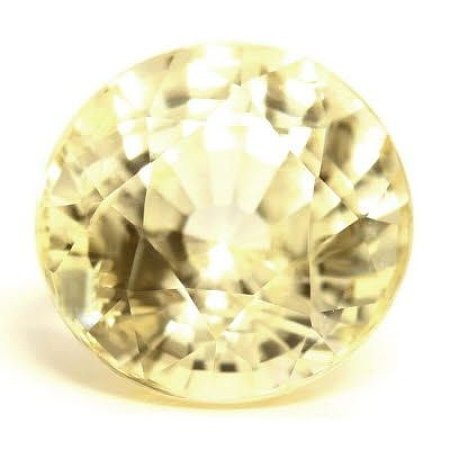 2.80 ct Round Yellow Natural Sapphire