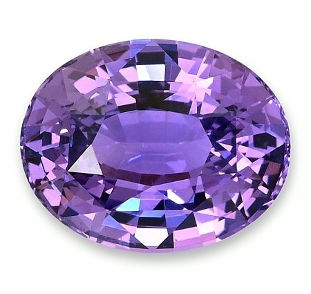 3.11 ct Oval Purple Natural Sapphire