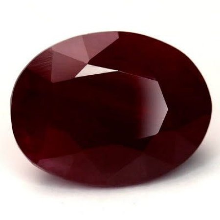 7.73 ct Oval Red Natural Ruby