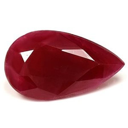 2.63 ct Pear Red Natural Ruby