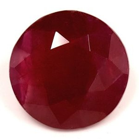 2.27 ct Round Red Natural Ruby