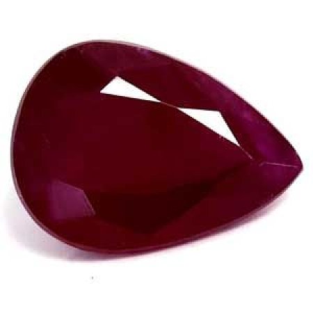1.51 ct Pear Red Natural Ruby