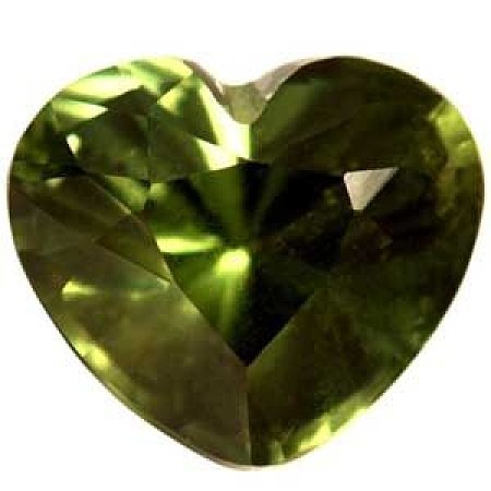 2.65 ct Heart Green Natural Sapphire