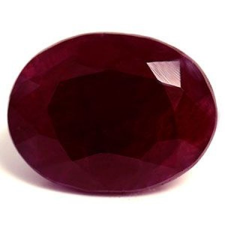 3.73 ct Oval Red Natural Ruby
