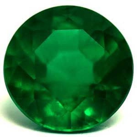 1.97 ct Round Green Natural Emerald