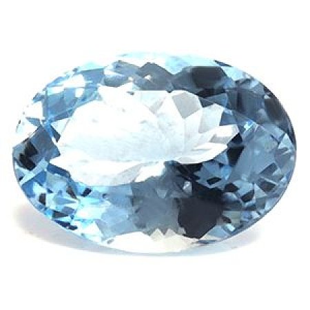 6.50 ct Oval Blue Natural Aquamarine