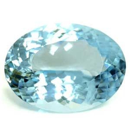 8.13 ct Oval Blue Natural Aquamarine