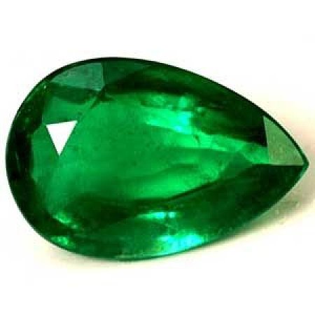 1.01 ct Pear Green Natural Emerald
