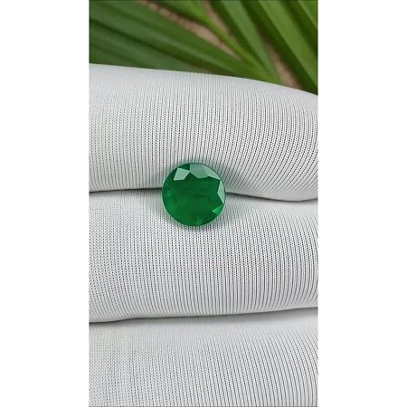2.36 ct Round Green Natural Emerald