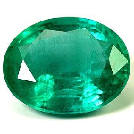 3.38 ct Oval Green Natural Emerald