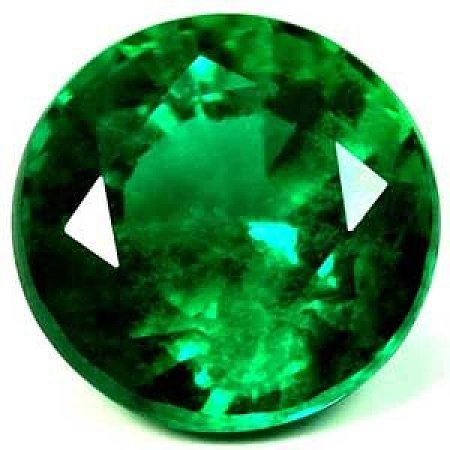 2.47 ct Round Green Natural Emerald