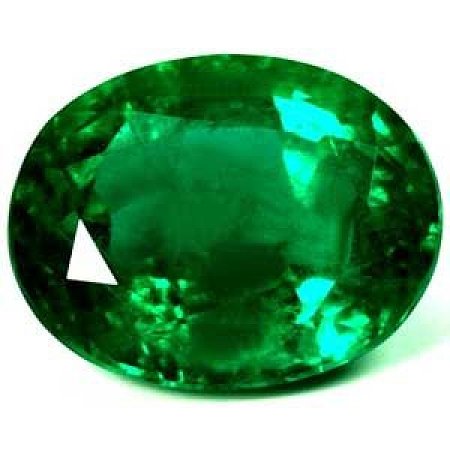 3.85 ct Oval Green Natural Emerald