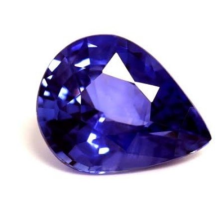 2.12 ct Pear Blue Natural Sapphire