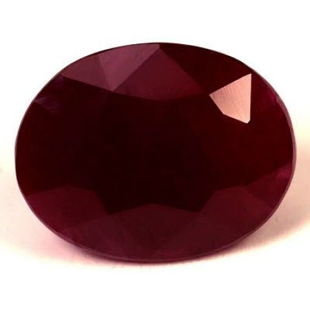 9.69 ct Oval Red Natural Ruby
