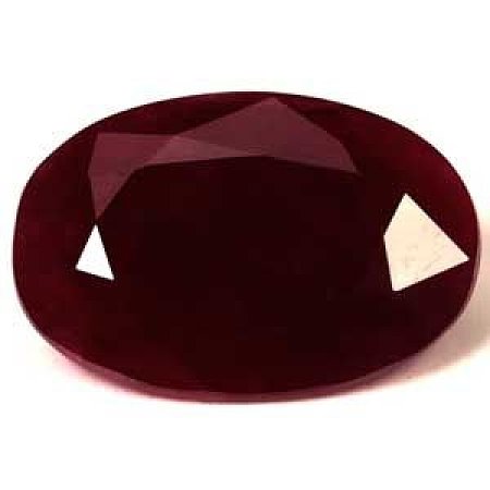11.15 ct Oval Red Natural Ruby