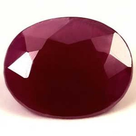6.50 ct Oval Red Natural Ruby