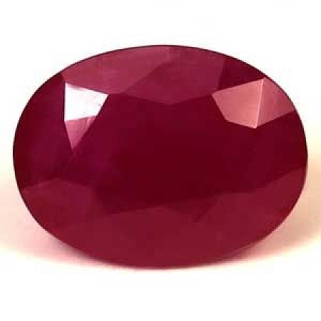 2.81 ct Oval Red Natural Ruby