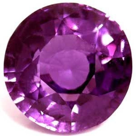 2.15 ct Round Purple Natural Sapphire