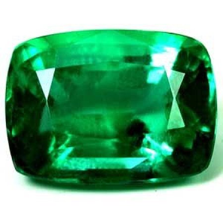 1.74 ct Cushion Green Natural Emerald