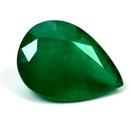 3.05 ct Pear Green Natural Emerald