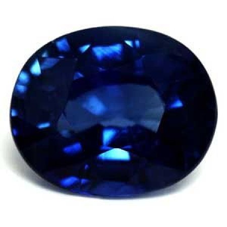 1.58 ct Oval Blue Natural Sapphire