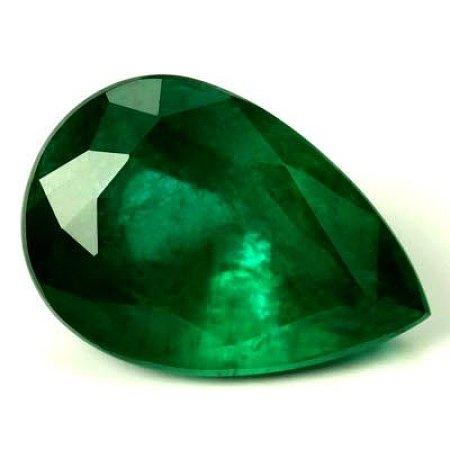 2.16 ct Pear Green Natural Emerald