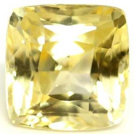 2.06 ct Cushion Yellow Natural Sapphire