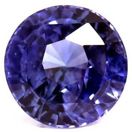 1.59 ct Round Blue Natural Sapphire