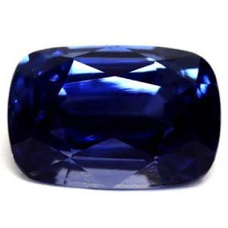 3.57 ct Cushion Blue Natural Sapphire