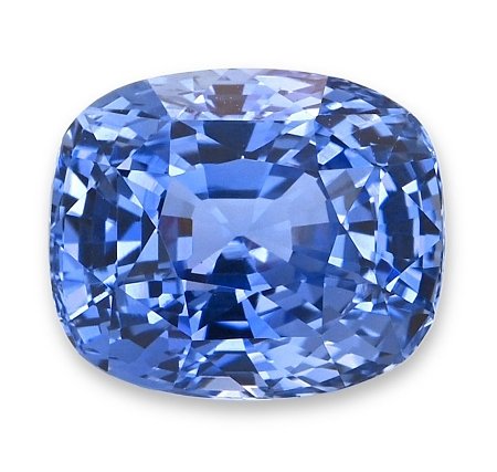 4.09 ct Cushion Blue Natural Sapphire