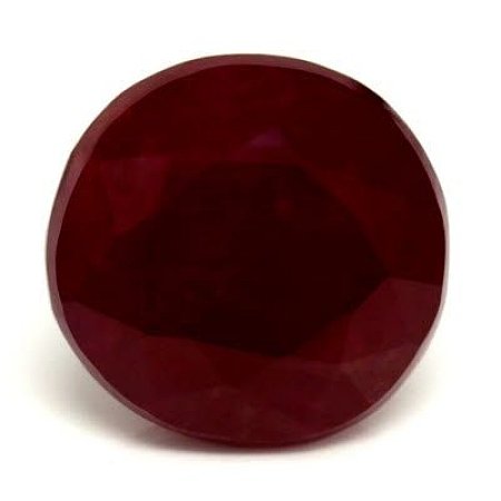 2.01 ct Round Red Natural Ruby