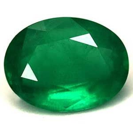 3.93 ct Oval Green Natural Emerald