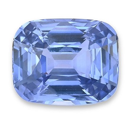 4.04 ct Cushion Blue Natural Sapphire