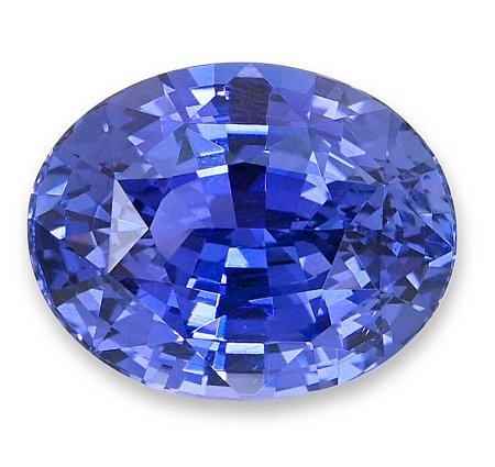 3.08 ct Oval Blue Natural Sapphire