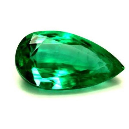 1.48 ct Pear Green Natural Emerald