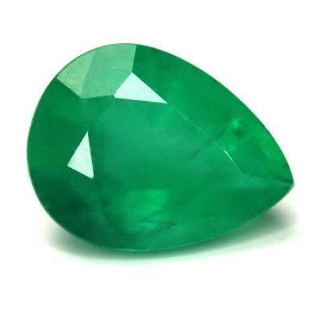 1.76 ct Pear Green Natural Emerald
