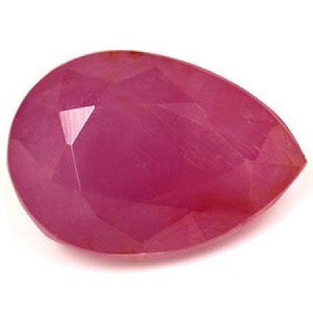 6.67 ct Pear Red Natural Ruby