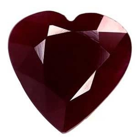 5.56 ct Heart Red Natural Ruby