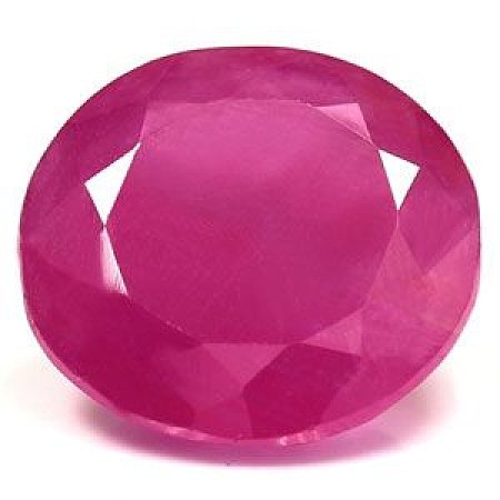 6.75 ct Oval Red Natural Ruby