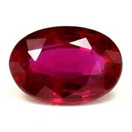 0.60 ct Oval Red Natural Ruby