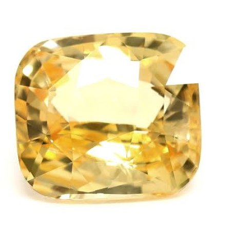 2.98 ct Cushion Yellow Natural Sapphire