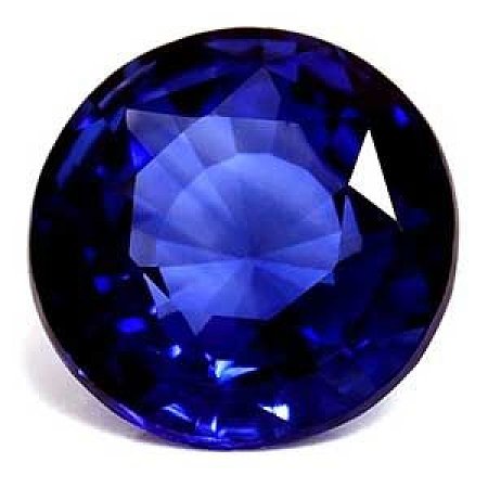 1.23 ct Round Blue Natural Sapphire