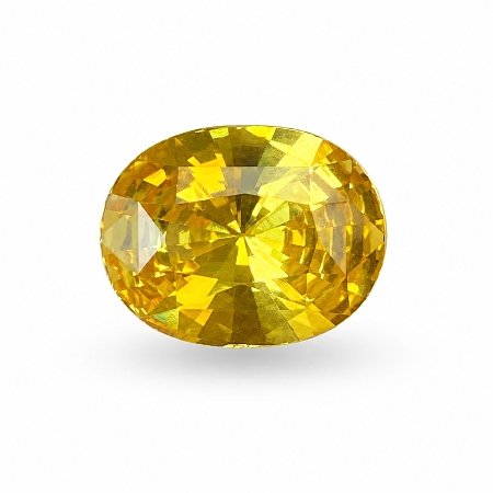 5.00 ct Oval Yellow Natural Sapphire